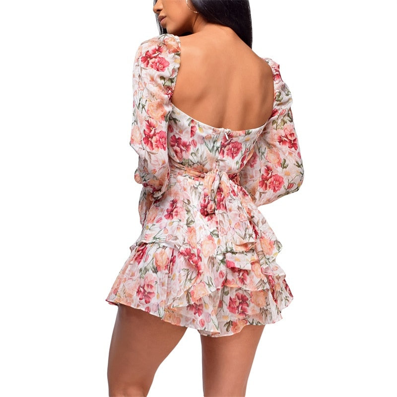 June - Playsuit met ruffles