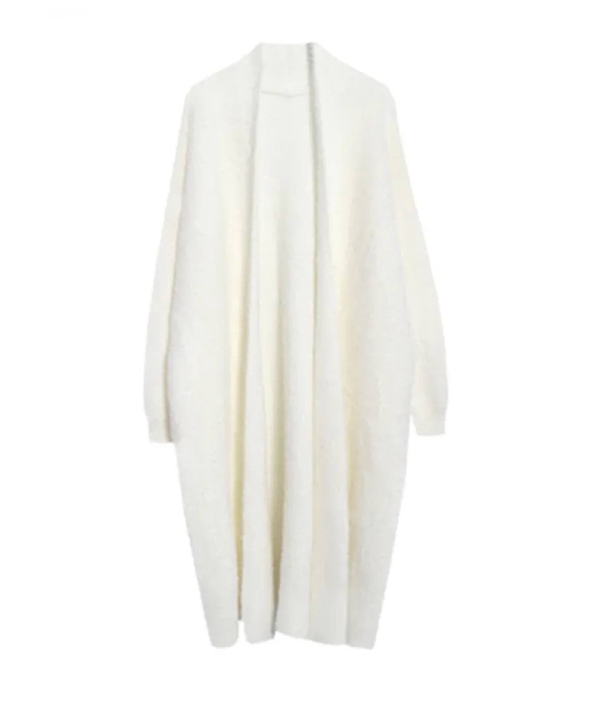 Annemarie - Midi Mohair Fake Mink Kasjmier Oversized Vest