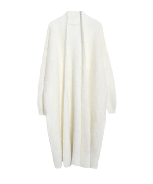 Annemarie - Midi Mohair Fake Mink Kasjmier Oversized Vest