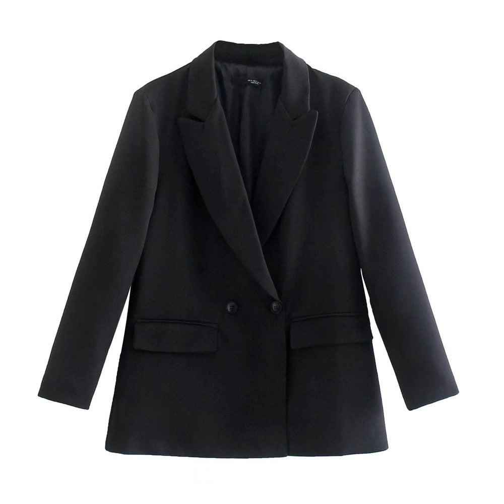 Romy - Casual Blazer met dubbele rij knopen