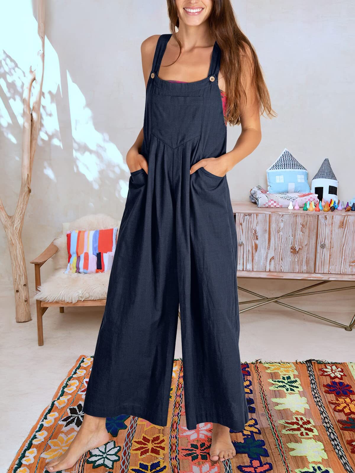 Sam - Mouwloze jumpsuit voor dames