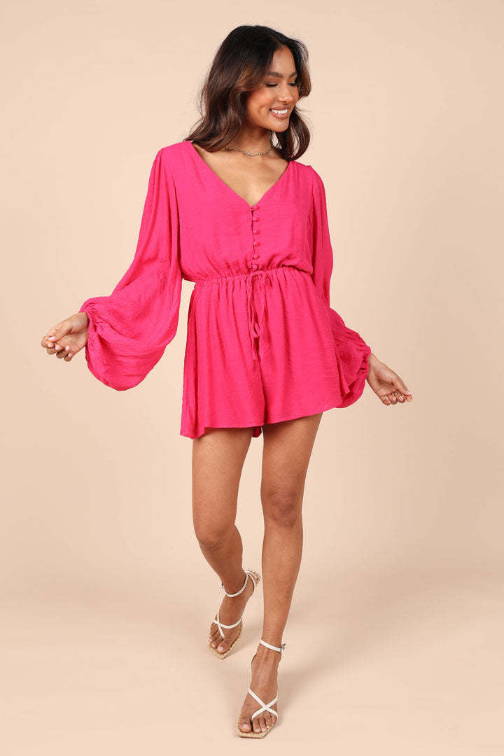 Hailey - Roze playsuit