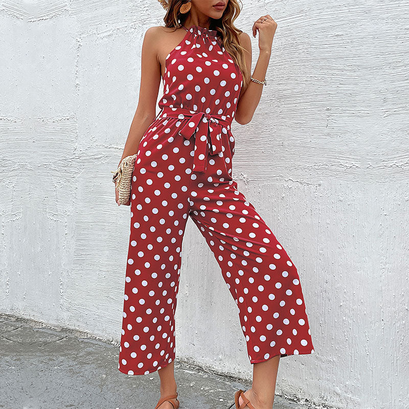 Isa - Jumpsuit met stippen