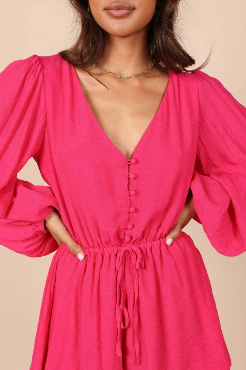 Hailey - Roze playsuit