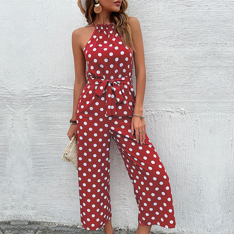 Isa - Jumpsuit met stippen