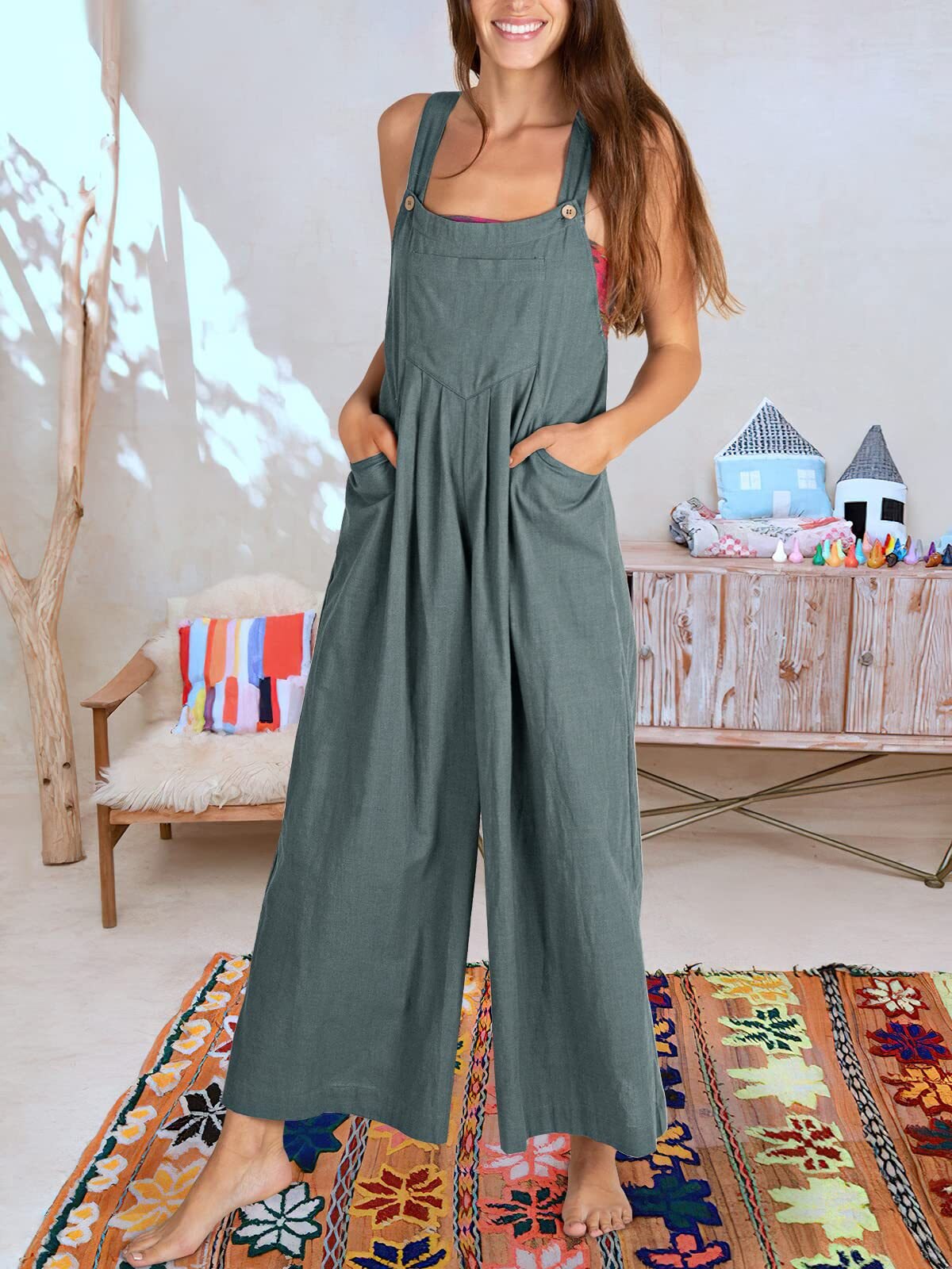 Sam - Mouwloze jumpsuit voor dames