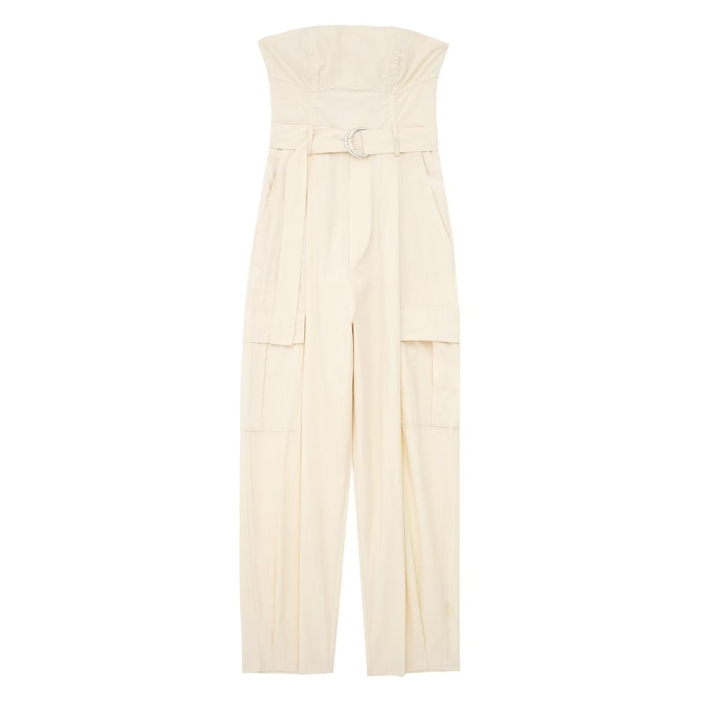 Alice - Cargo jumpsuit met riem